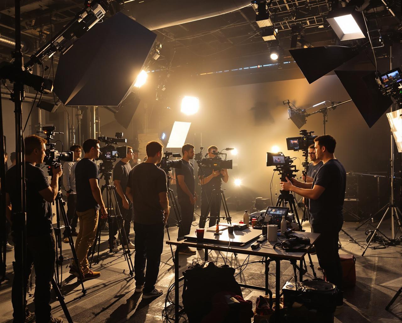 91短视频制作现场